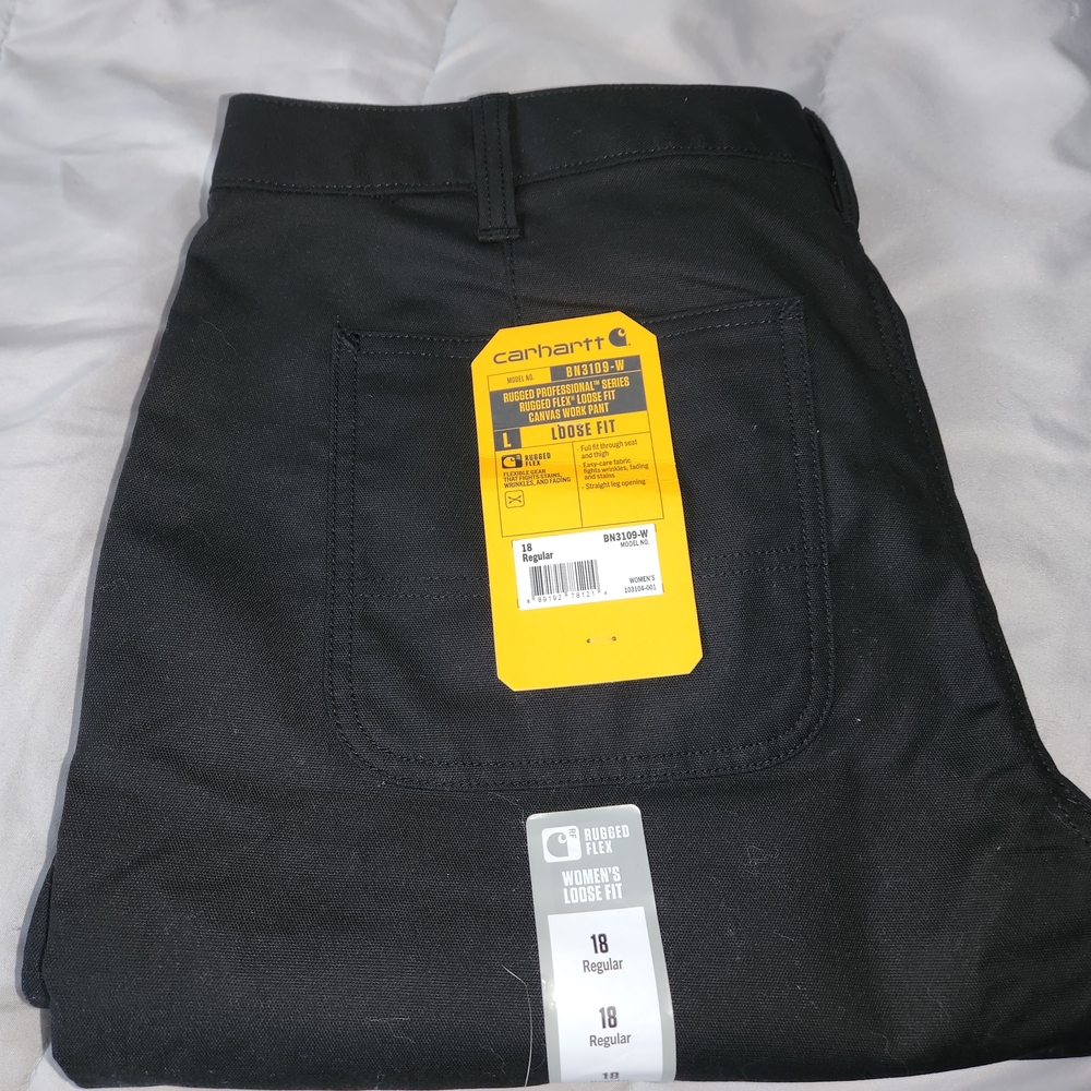 Carhartt Women's Black Rugged Flex Pants